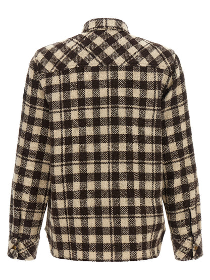 Moncler Brown Wool Blouse