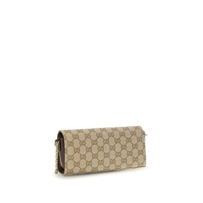 Gucci Beige Polyester Wallet