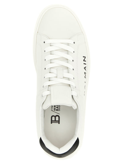 Balmain Bicolor Calfskin Low Top Sneakers