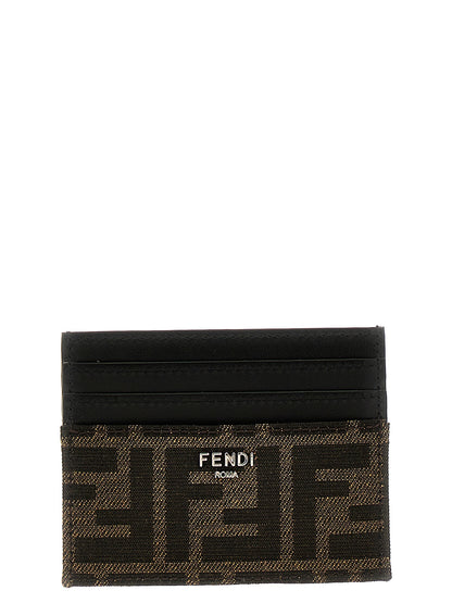 Fendi Brown Calfskin Cardholder