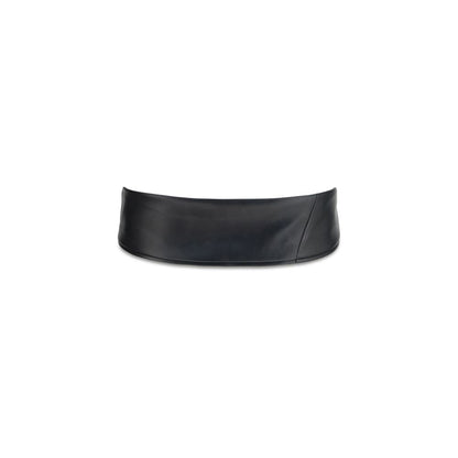 Jacquemus Black Calf Leather Bos Taurus High-Waist Belt
