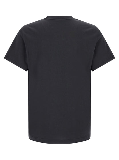 Moncler Blue Cotton T-Shirt