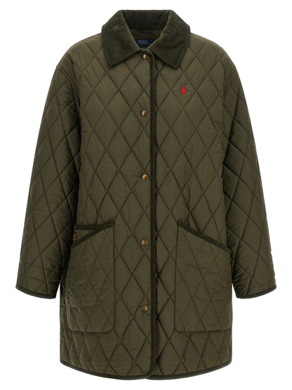 Polo Ralph Lauren Two-Tone Polyester Full-Length Jacket