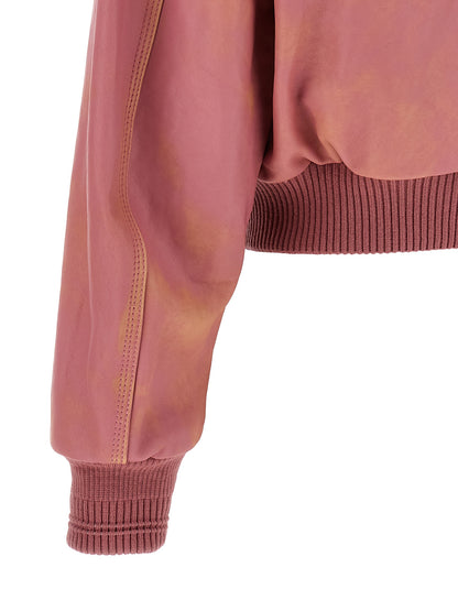 Diesel Multicolor Lamb Leather Jacket