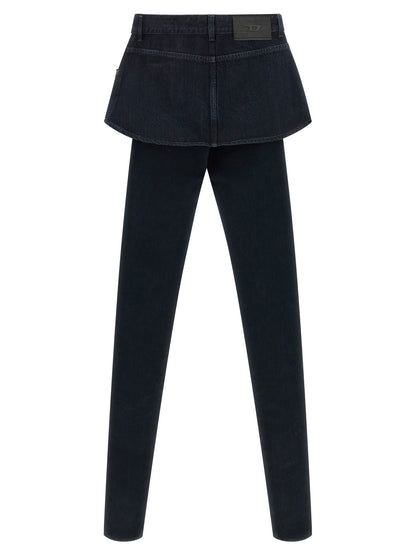 Diesel Blue Cotton Skinny Jeans