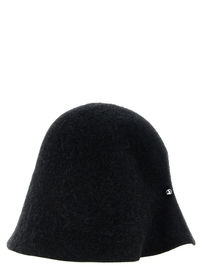 Jacquemus Black Merino Wool Hat