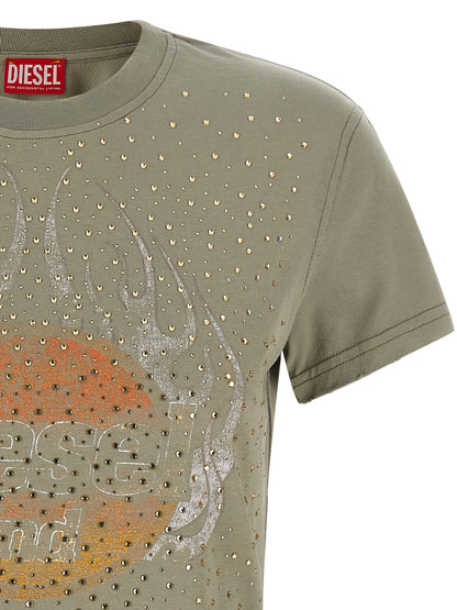 Diesel Bicolor Cotton T-Shirt