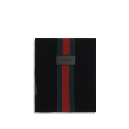 Gucci Black Wool Oves Aries Scarf