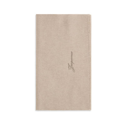 Jacquemus Beige Wool Oves Aries Scarf