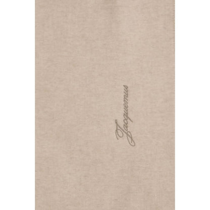 Jacquemus Beige Wool Oves Aries Scarf