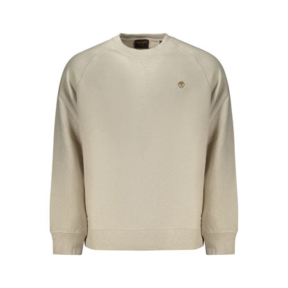 Sweat-shirt Timberland beige en coton pour homme