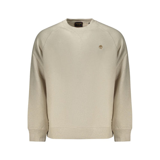 Timberland Beige Cotton Men's Sweatshirt
