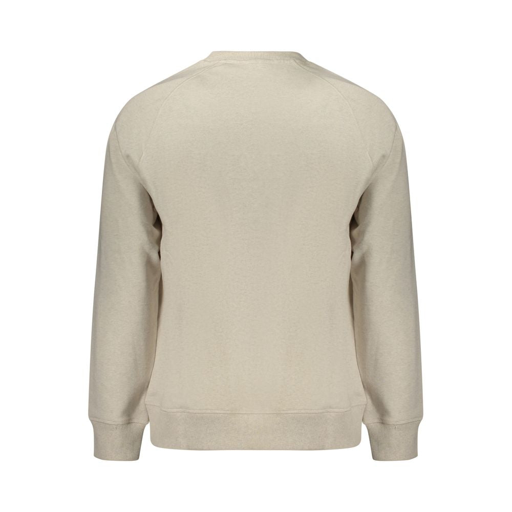 Sweat-shirt Timberland beige en coton pour homme