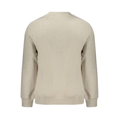 Sweat-shirt Timberland beige en coton pour homme