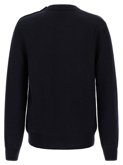 Dolce & Gabbana Blue Virgin Wool Cardigan