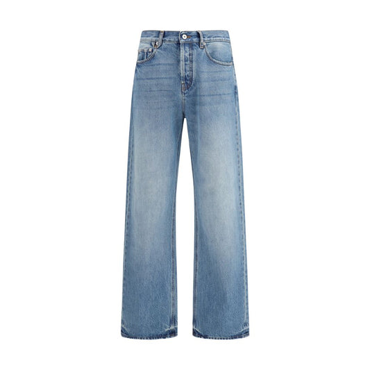 Jacquemus Blue Cotton Denim Jeans