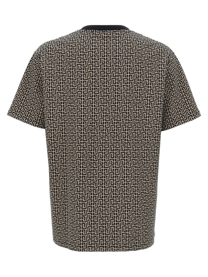 Balmain Bicolor Cotton T-Shirt