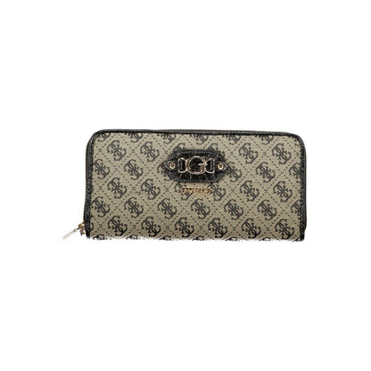 Portefeuille Guess Jeans noir en polyester pour femme