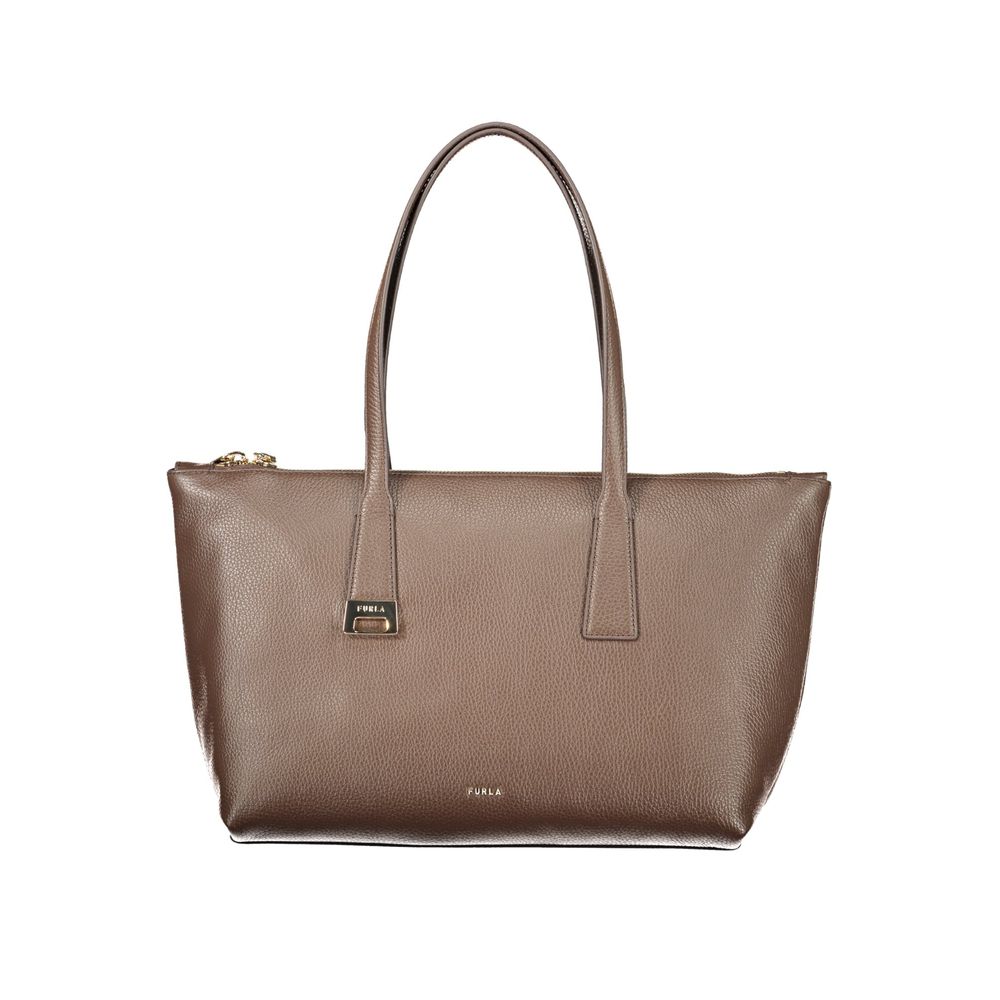 Sac pour femme en cuir marron Furla