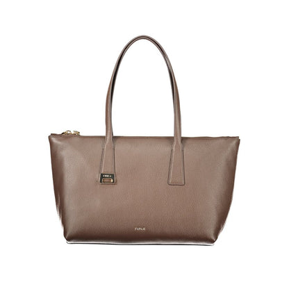 Sac pour femme en cuir marron Furla