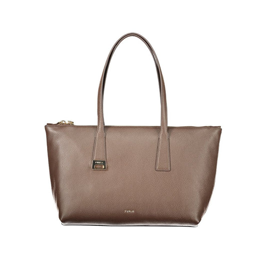 Sac pour femme en cuir marron Furla