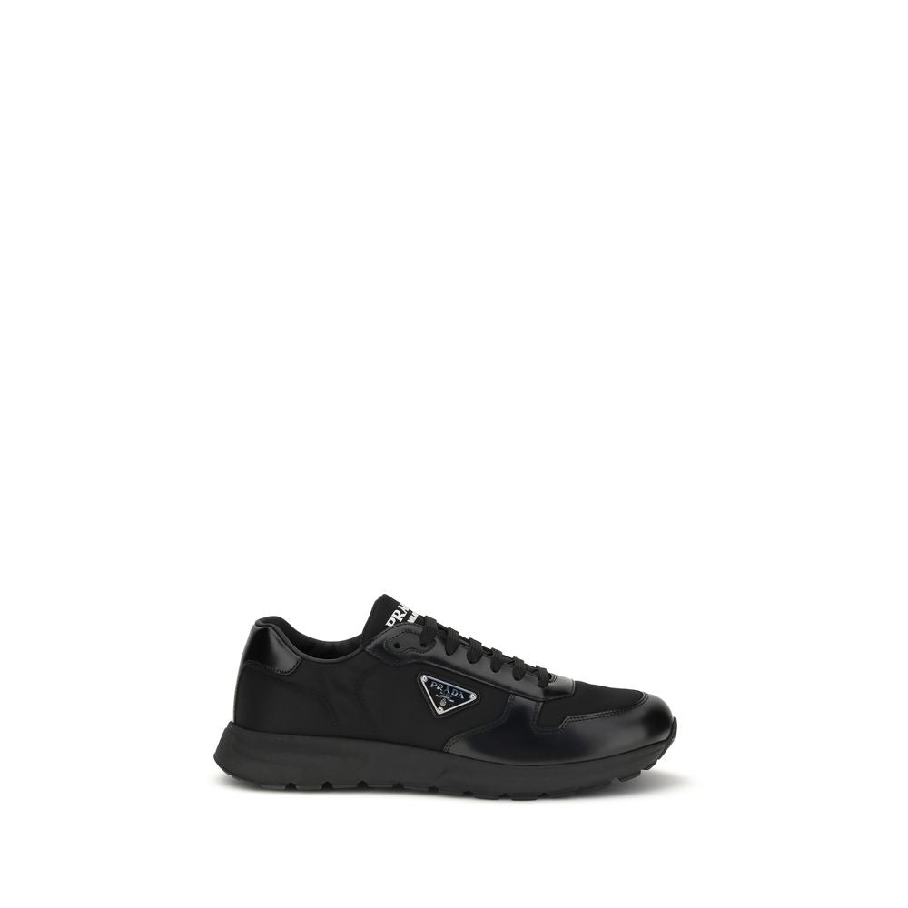 Baskets de sport Prada en polyamide recyclé noir