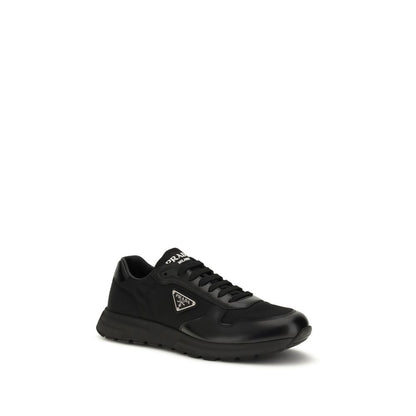 Baskets de sport Prada en polyamide recyclé noir