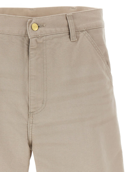 Carhartt Wip Beige Organic Cotton Bermuda Shorts