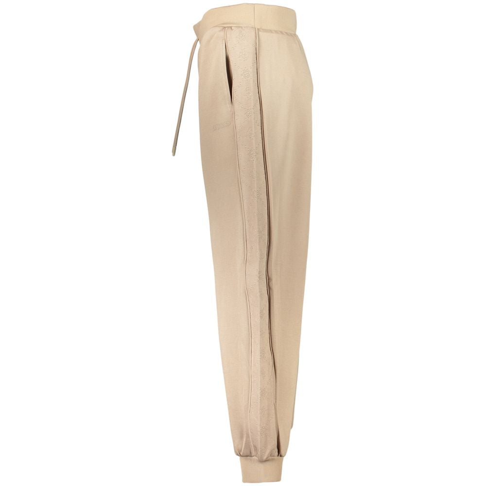 Pantalon Guess Jeans Beige en Lyocell pour Femme