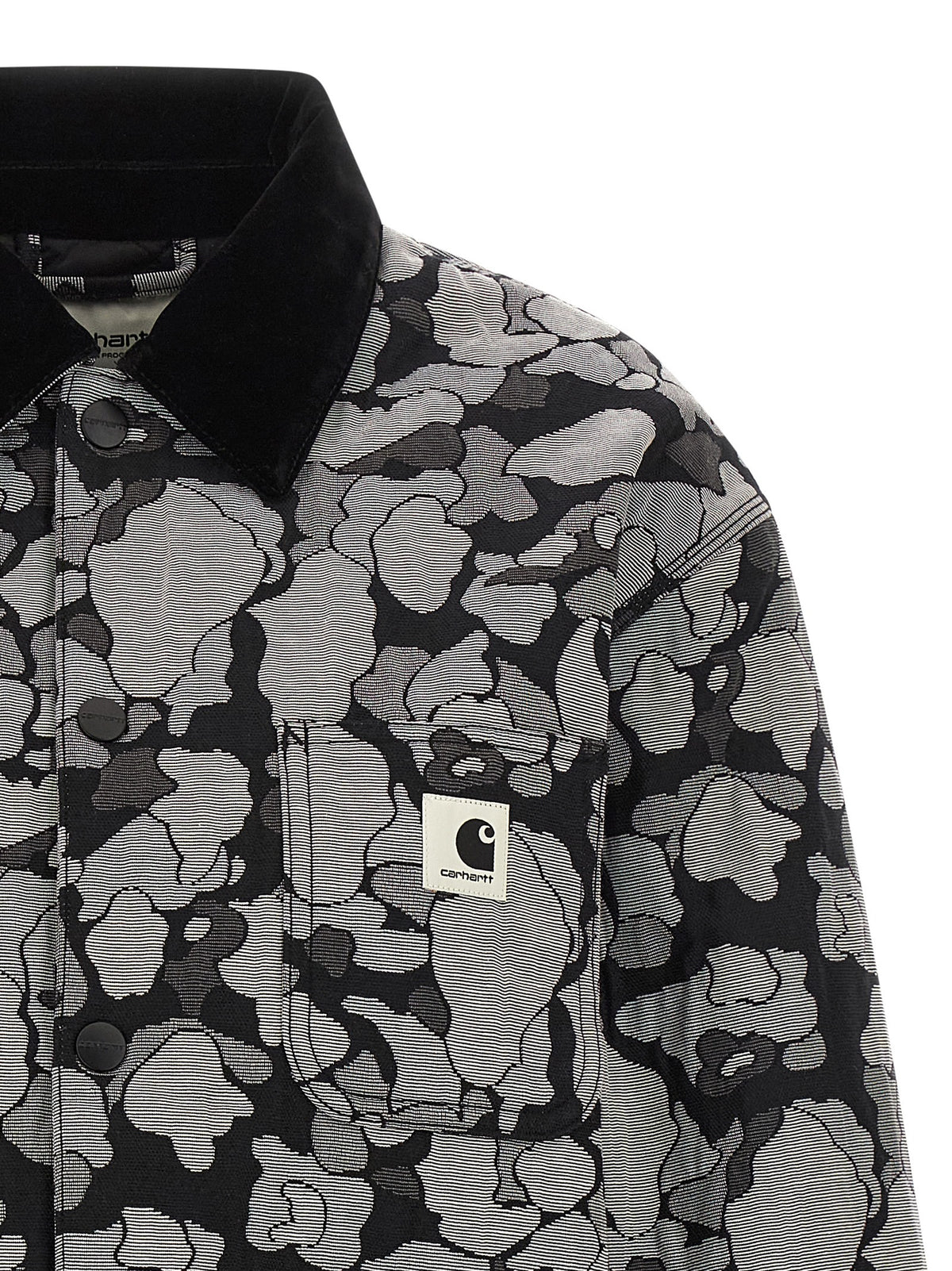 Veste longue en coton grise Carhartt WIP
