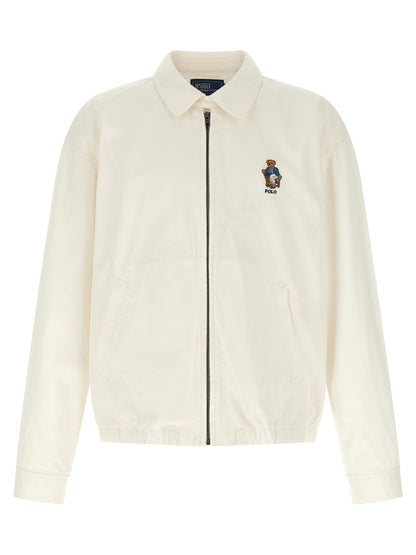 Veste longue en coton blanc Polo Ralph Lauren