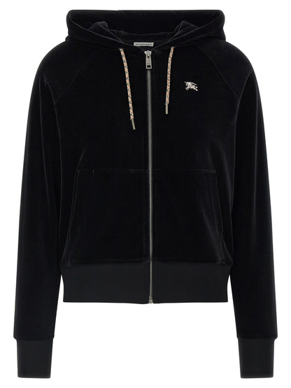 Sweat-shirt Burberry en coton noir