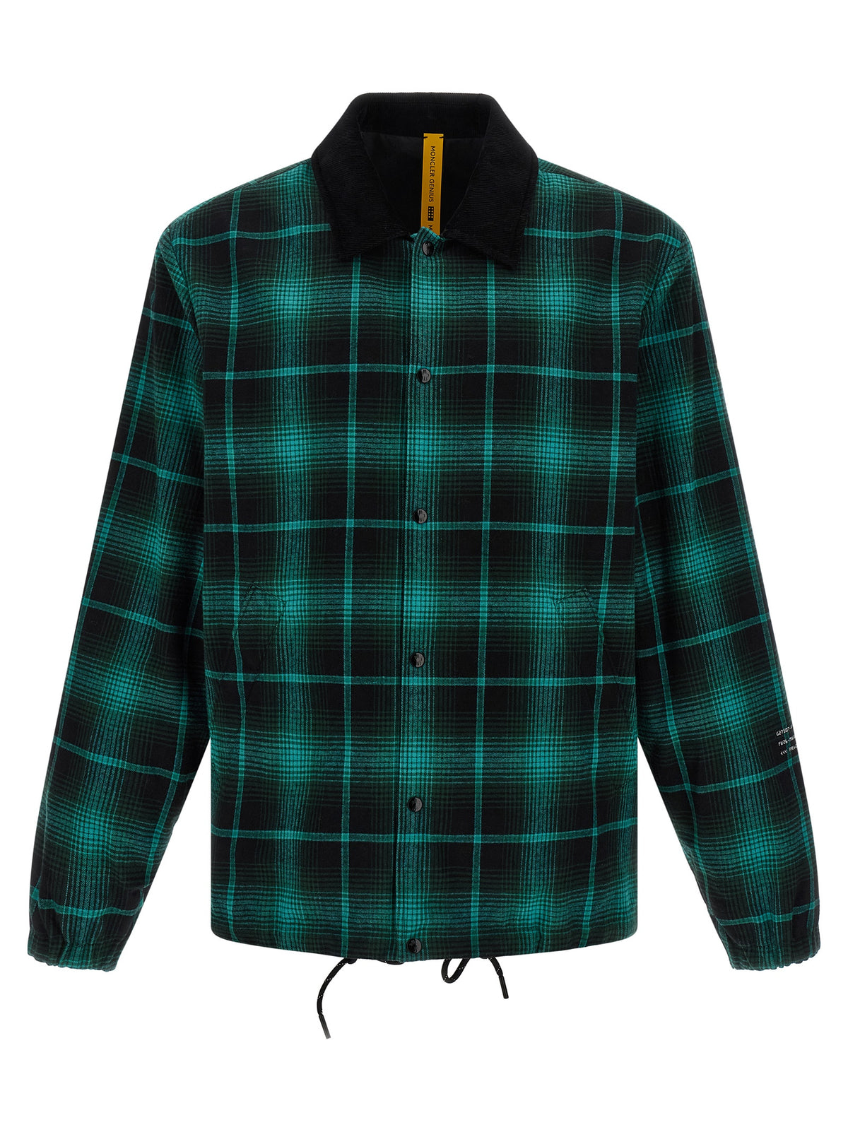 Veste longue en coton bicolore MONCLER GENIUS