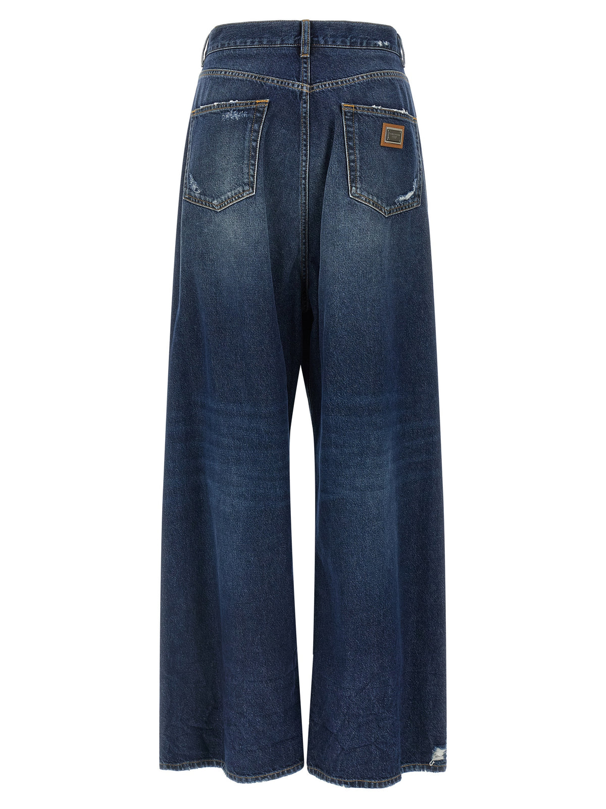 Dolce & Gabbana Jean en denim de coton bleu