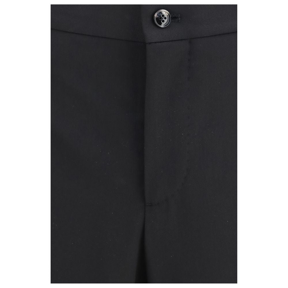 Costume deux pièces Giorgio Armani en laine noire coupe oversize