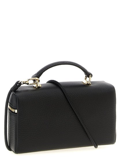 Bolso de mano de piel negro Furla