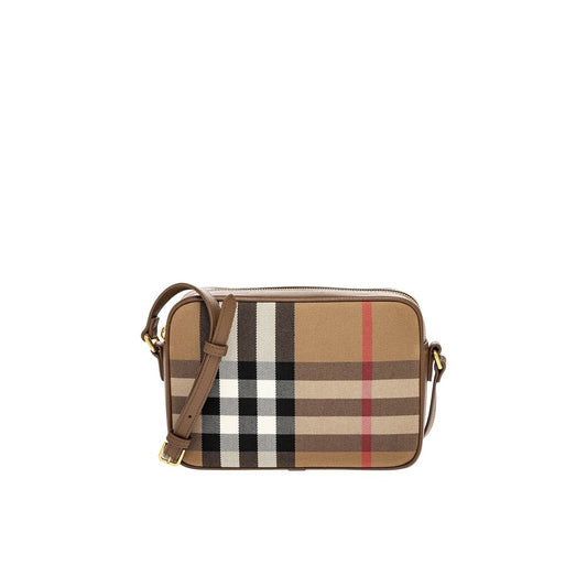 Sac à bandoulière Burberry en cuir marron