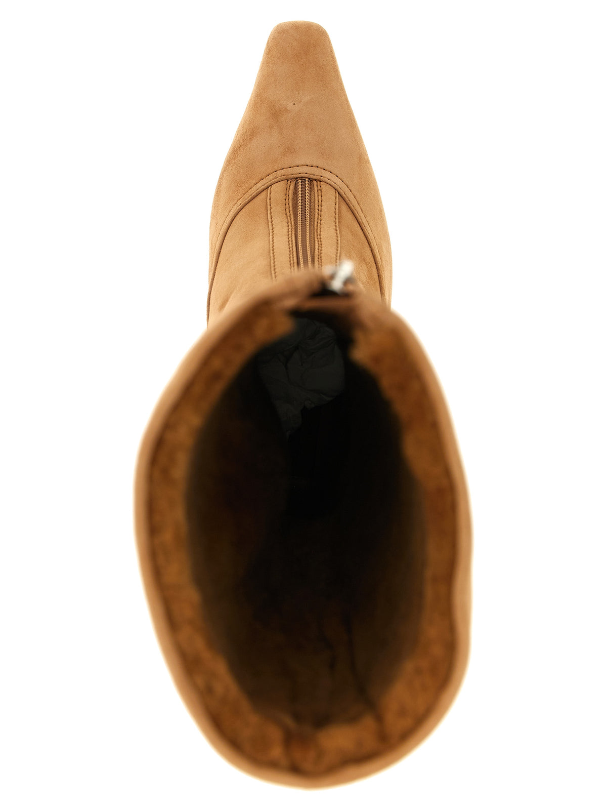 Jimmy Choo cuissardes en cuir d'agneau beige