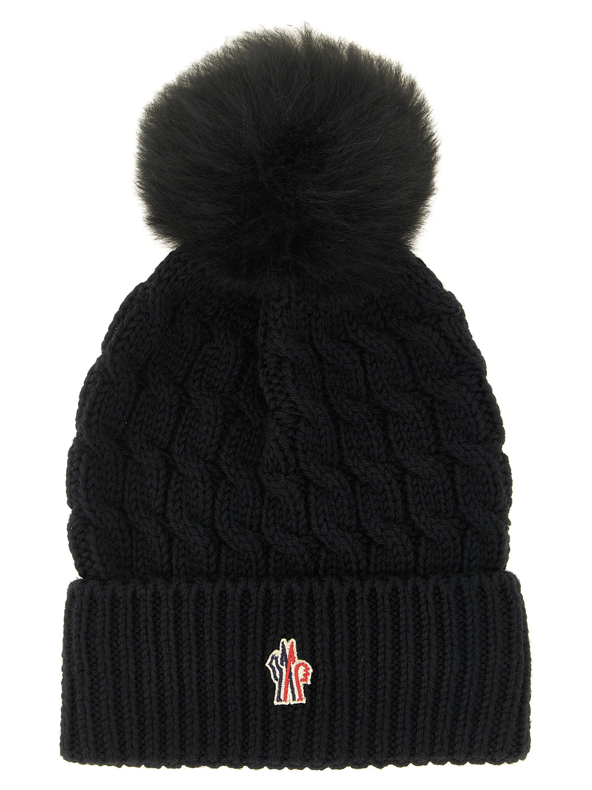 Bonnet Moncler Grenoble en laine vierge noire