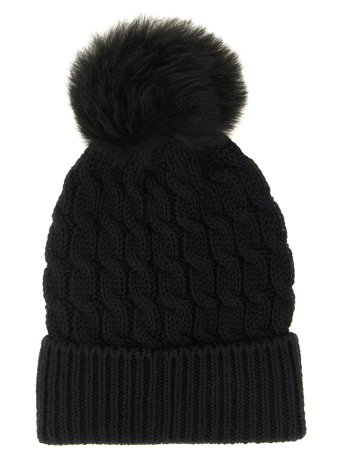 Bonnet Moncler Grenoble en laine vierge noire