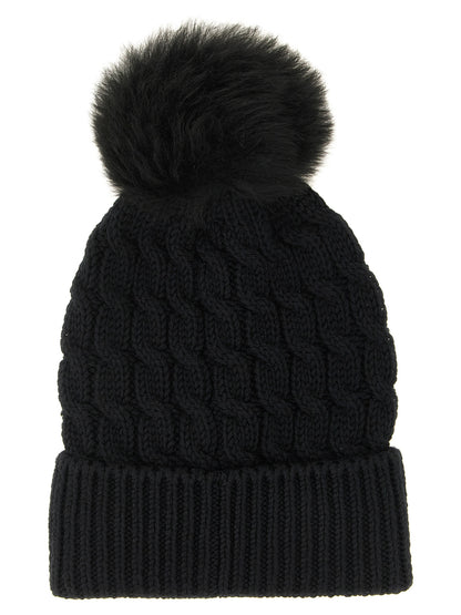 Bonnet Moncler Grenoble en laine vierge noire