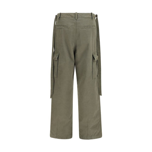 Pantalon cargo Fendi en coton bicolore