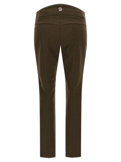 Pantalon de sport bicolore en polyamide Moncler Grenoble