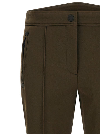 Pantalon de sport bicolore en polyamide Moncler Grenoble