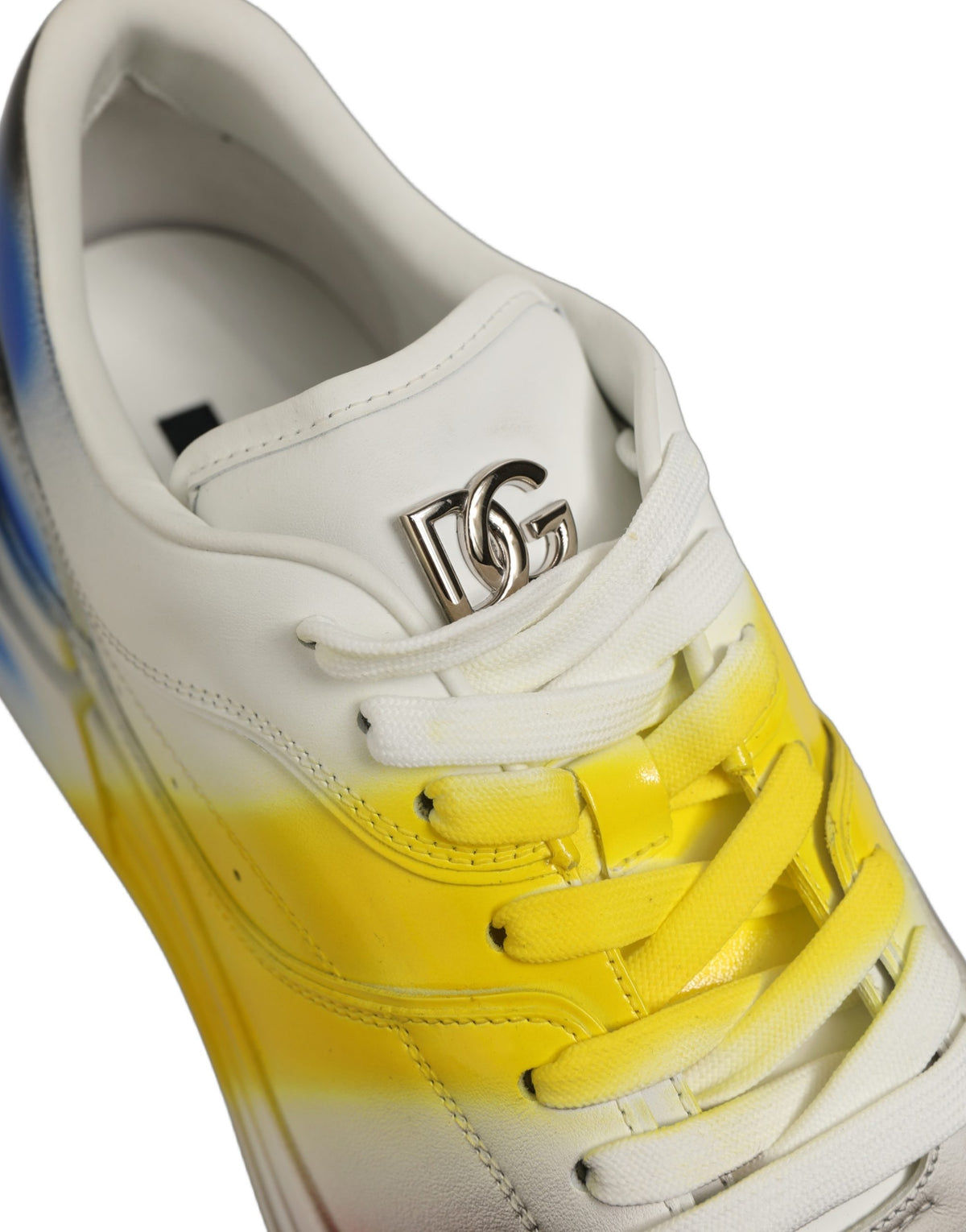 Dolce & Gabbana Chaussures Homme Baskets New Roma Paint Multicolore