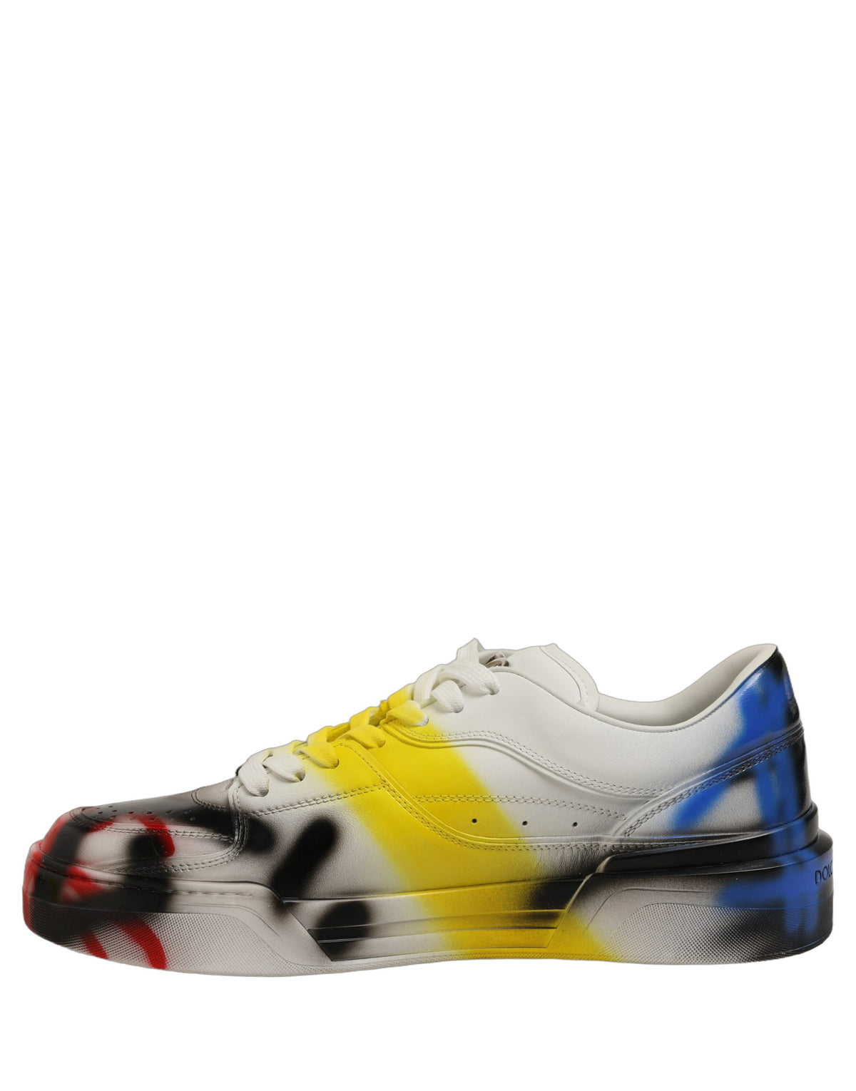 Dolce & Gabbana Chaussures Homme Baskets New Roma Paint Multicolore