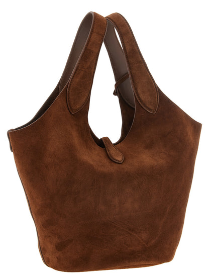 Sac cabas Polo Ralph Lauren en cuir de vachette marron