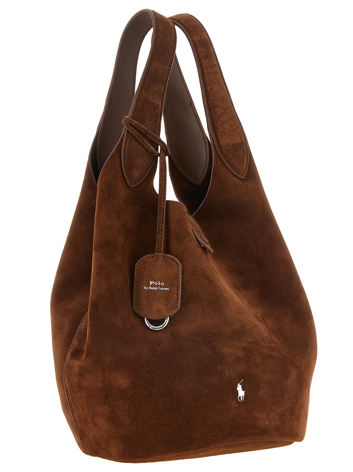 Sac cabas Polo Ralph Lauren en cuir de vachette marron