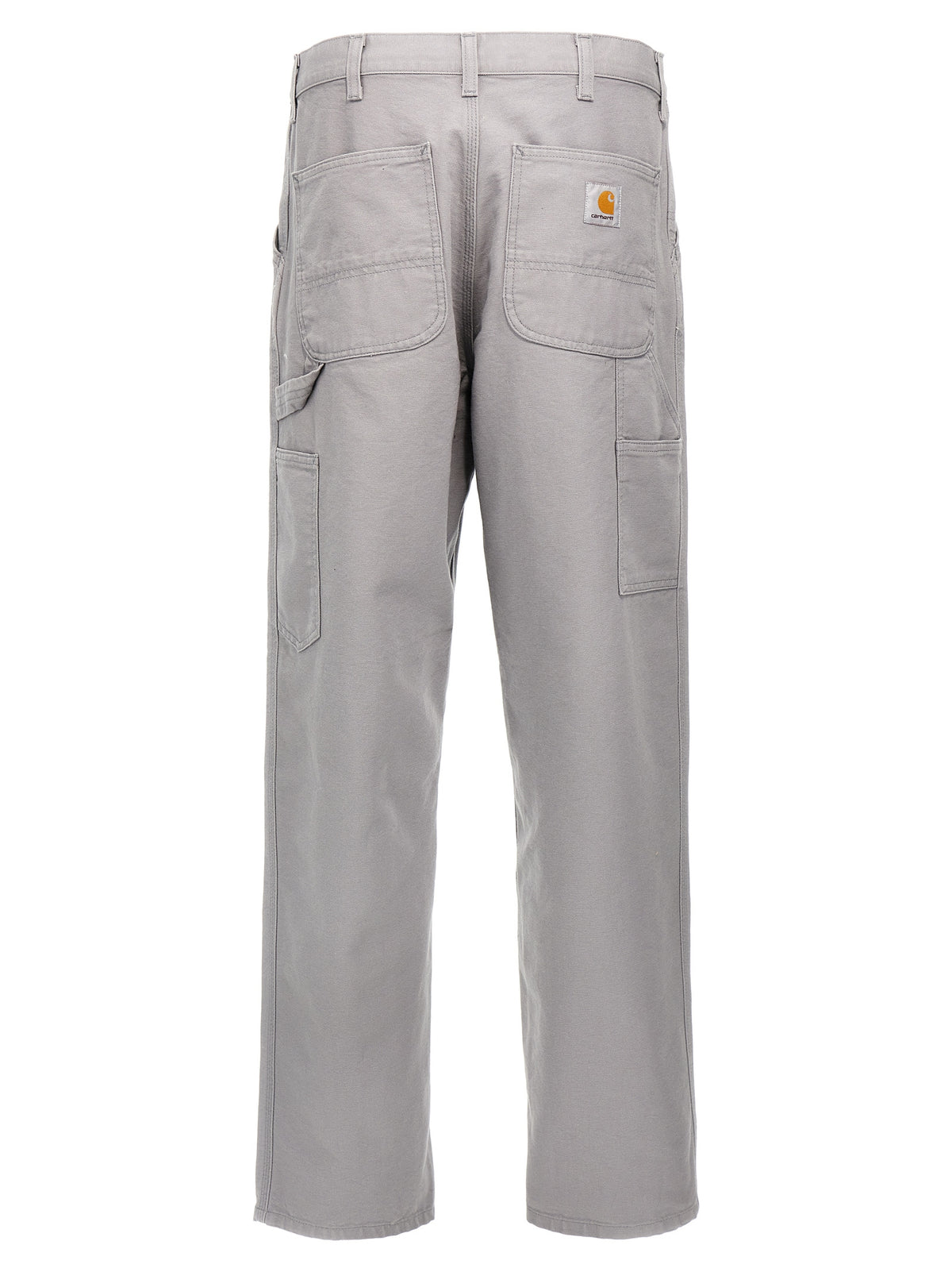 Pantalon décontracté en coton biologique gris Carhartt WIP