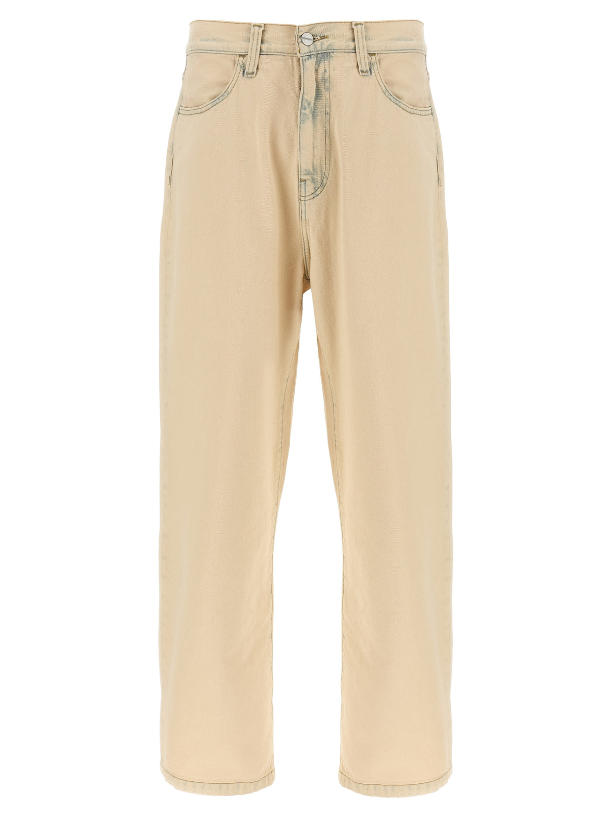 Jean droit en coton beige Carhartt WIP